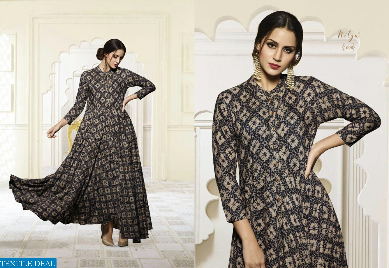 LT nitya Kurtis 1601 Series Ready made anarkali kurtis